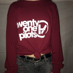 21 pilots concert long sleeve tee